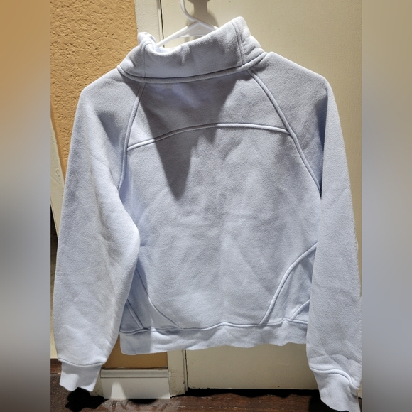 Half Zip-Up Sweater, Ice Blue, Medium - Picture 3 of 3